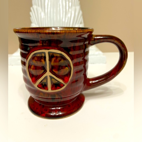 Other - NATURE’S HOME-Peace sign pottery mug